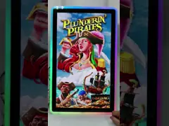 Gaming PCAP Touch Screen Side Edge LED Bezel For Interactive Cabinets 27 Inch Monitor