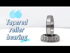 Gcr15 roulement à rouleaux coniques en acier à double rangée 08231D avec un trou de 31,75 mm video