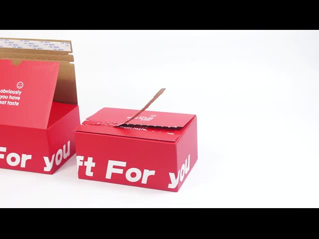 На заказ Easy Tear Strip Opening Seal Zipper Картонная коробка Картонные коробки
