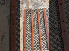 Rubber Self-cleaning Vibrating Screen Mesh Untuk Screening Shale