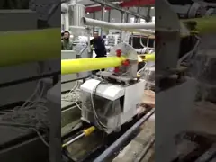 Маленький диаметр трубы Pert District Гибкая изоляционная труба изготавливающая машина video