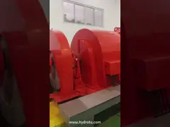 Гидротурбина из нержавеющей стали с номинальной мощностью 100-10000 кВт video