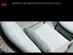 Современные Раттанные стулья из тикового дерева video