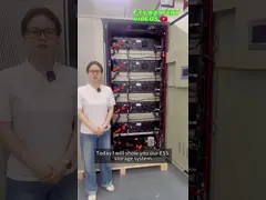 Номинальная энергия 200 кВт·ч-1 мВт·ч 400 кВт·ч Гибридный контейнер Bess Солнечная батарея Система хранения энергии воздушного охлаждения video