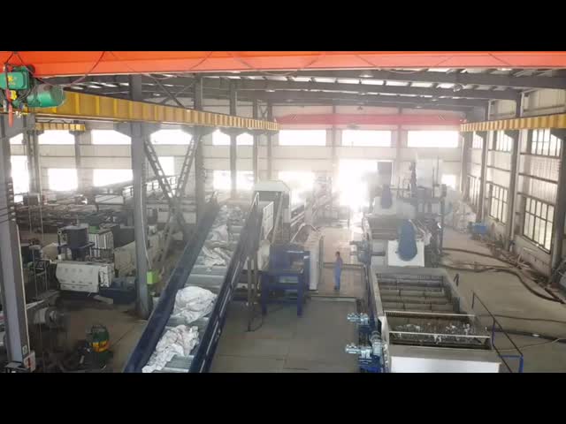 Fully Automatic Plastic Washing Recycling Machine 1000kg/h with Siemens PLC for PP PE Films and Woven Bags