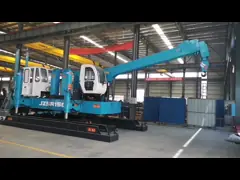 Гидравлический статический пилочный пресс для металлических конструкций Максимальная длина подъема 14 м JZSR15 video