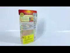 Заказ напечатанная ламинированная теплозапечатанная торба для стоянки Торба для упаковки пищи для куриного мяса video