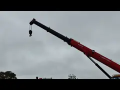SANY-130 Truck Mounted Boom Crane With 298 KW Power And 400 Liter Fuel Tank