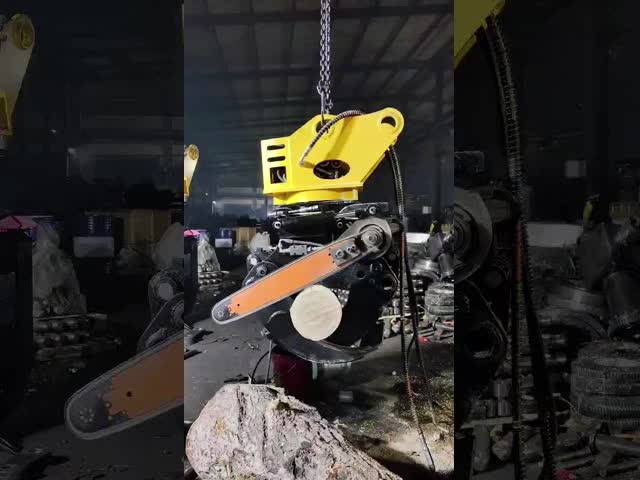 Hydraulic Excavator Grabber Tree Pruning Machine Hold Clip For Tree Cutting
