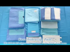 Оконечность устранимого хирургического пакета Arthroscopy колена ODM более низкая задрапировывает голубое video