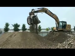 Устойчивый экскаватор наклонный ведро / очистный ведро, земля твердые скалы скелет ведро video