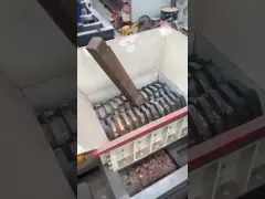 Double Shaft Shredder, Shredder Shreds Scrap Metal, Tires, Wood, Plastic, Etc.