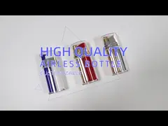 Plastik Havasız Şişe Çift Tüp Havasız Pompa Şişeleri Deri Bakımı Vakum Şişeleri 10ml 20ml 30ml