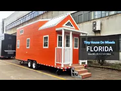Light Steel Frame Prefab Eco Modular Home Tiny House On Wheels Prefabricated Homes