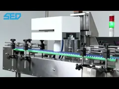 Водяное охлаждение Алюминиевая фольга Индукционная уплотнительная машина для бутылки 20-300 мл video