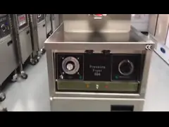 Mechanical Panel 304 SUS Gas Heating Chicken Pressure Fryer With Oil Filtration