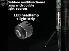 Tripod LED Mosquito Repellent Outdoor Camping Flashlights Multifunctional