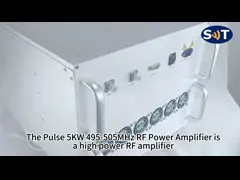 Custom 495-505MHz Pulse 5kw RF Power Amplifier Provides Powerful Pulse Signals To Support Radar Detection video