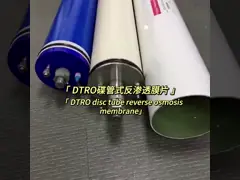 Дисковая трубка DTRO с обратным осмосом для очистки сточных вод video