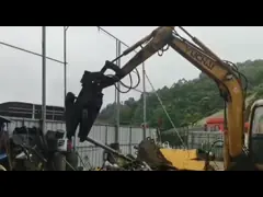 6-40 Tons Excavator Attachment Car Disassemble Shear / Scrap Car Dismantling Shear