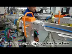 65KVA 抵抗 統合 銃 型 スポット 溶接 機 携帯 video