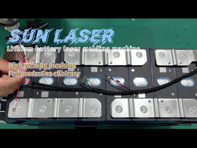 Машины для сварки батареи с новой энергией Водное охлаждение Электромобильные батареи Лазерное оборудование для сварки видео