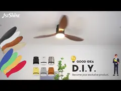 52 дюймовый потолочный вентилятор, декоративный пластиковый двигатель video