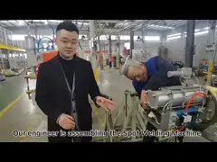 15KVA Portable Spot Welding Machine , 220volt Water Cooled Spot Welder video