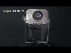 100w IP65 Logo Projector Lamp Gobo Licht Buiten 7+1 Roterende Gobo Professionele Reclame Lampen