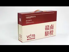 Custom Printing Packaging Gift Box Gold Stamping With Ribbon