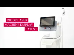 Портативная медицинская лазерная эпиляторная машина 808nm-810nm CE одобрен video