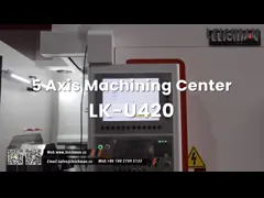 LK-U420 5-осевой обрабатывающий центр Одновременный CNC вертикальный обрабатывающий центр video