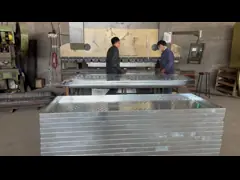 Алюминиевые перфорированные сетки Занавесные стены Железные поддоны Упаковка прямые отверстия Устройство нержавеющего листа video