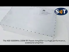 High Performance Wideband 400-6000MHz 100W RF Power Amplifier For Wireless Communicationand Signal Testing video