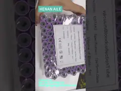 Микро одноразовые вакуумные трубки для сбора крови PP трубки для сбора крови для обнаружения клеток video