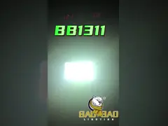 Площадь прямоугольника 15 лучей Пластик Красный Синий Белый светодиодный прожектор для мотоцикла video