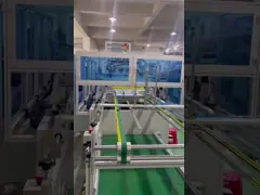 220V/380V 3P Ультразвуковая трапецистообразная упаковочная машина Сервомоторный привод HMI Операция video