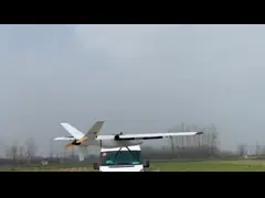 Средний размер длинная выносливость Vtol Дрон с фиксированным крылом БПЛА Электрический квадрокоптер Быстрая демонтация без инструментов video