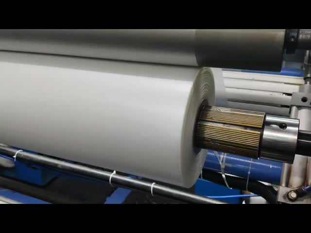 Película solúvel em água fria de PVA branco de alto desempenho em relevo laminado