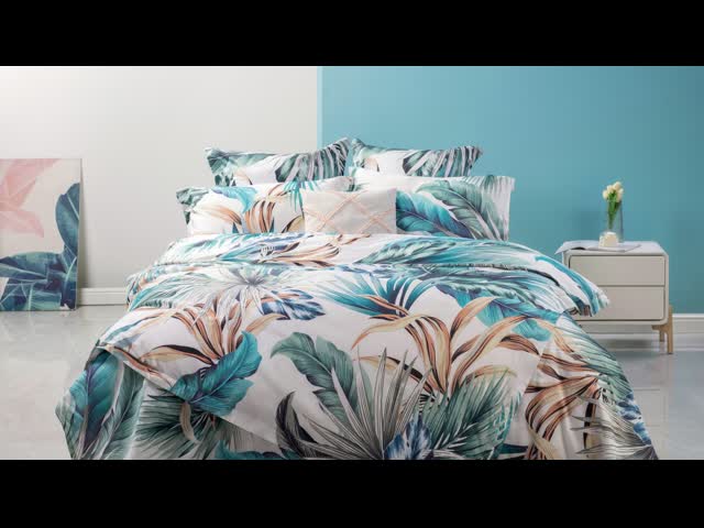 Digital Print Cotton Duvet Cover Twin XL Floral Duvet Cover Set