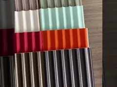 Анти- гриль панели стены корозии 3D деревянный пластиковый рифленный video