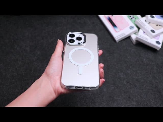 IMD マット クリア マグネティック マグセーフ 電話ケース 衝撃防止 iPhone 15 16 Pro Max