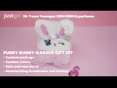 Кожа дружественная дети играют набор для макияжа с блеском на губы очки тени палитра настраивается video