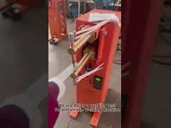 Водоохлаждаемая автомобильная машина для сварки крошечных точек для нержавеющей стали video