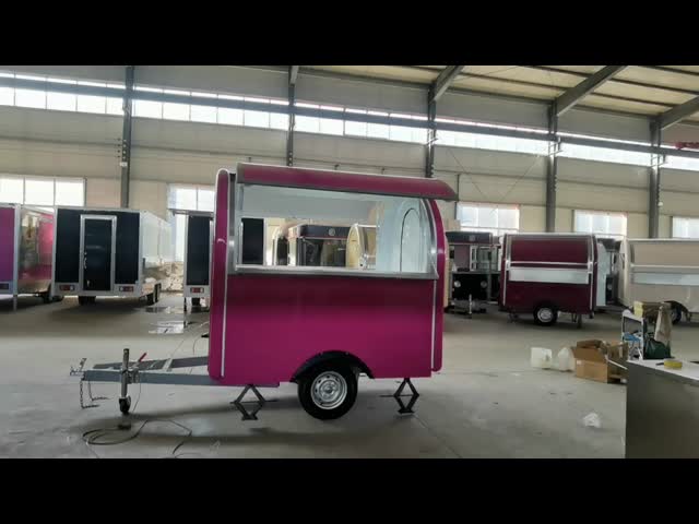 Wholesale Price Customizable Mini Catering Icecream Trailer With Glass Reinforced Plastic