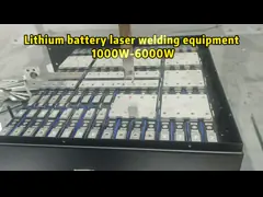 Платформа для сварки лазерной батареей 1080 нм Четырехосный виброскоп Литийная батарея Машина для сварки точек video