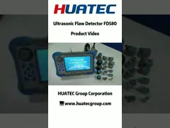 Sd Card Portable Ultrasonic Flaw Detector Touch Screen Auto Calibration Function video