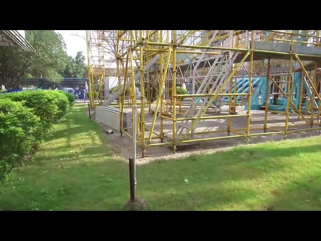 Q235 3*2M Горяче оцинкованный кольцевой замок диагональной скобки для леса