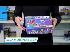 Коробка для дисплея из бумажной бумаги для сигар video