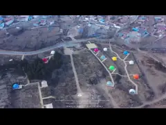 Winter Transparent Proof Geodesic Camping Round Dome Tent For Glamping Event